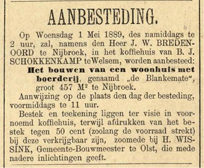 De Blankemaate in 2015