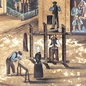 het dorp Oene (2): kraanzaag